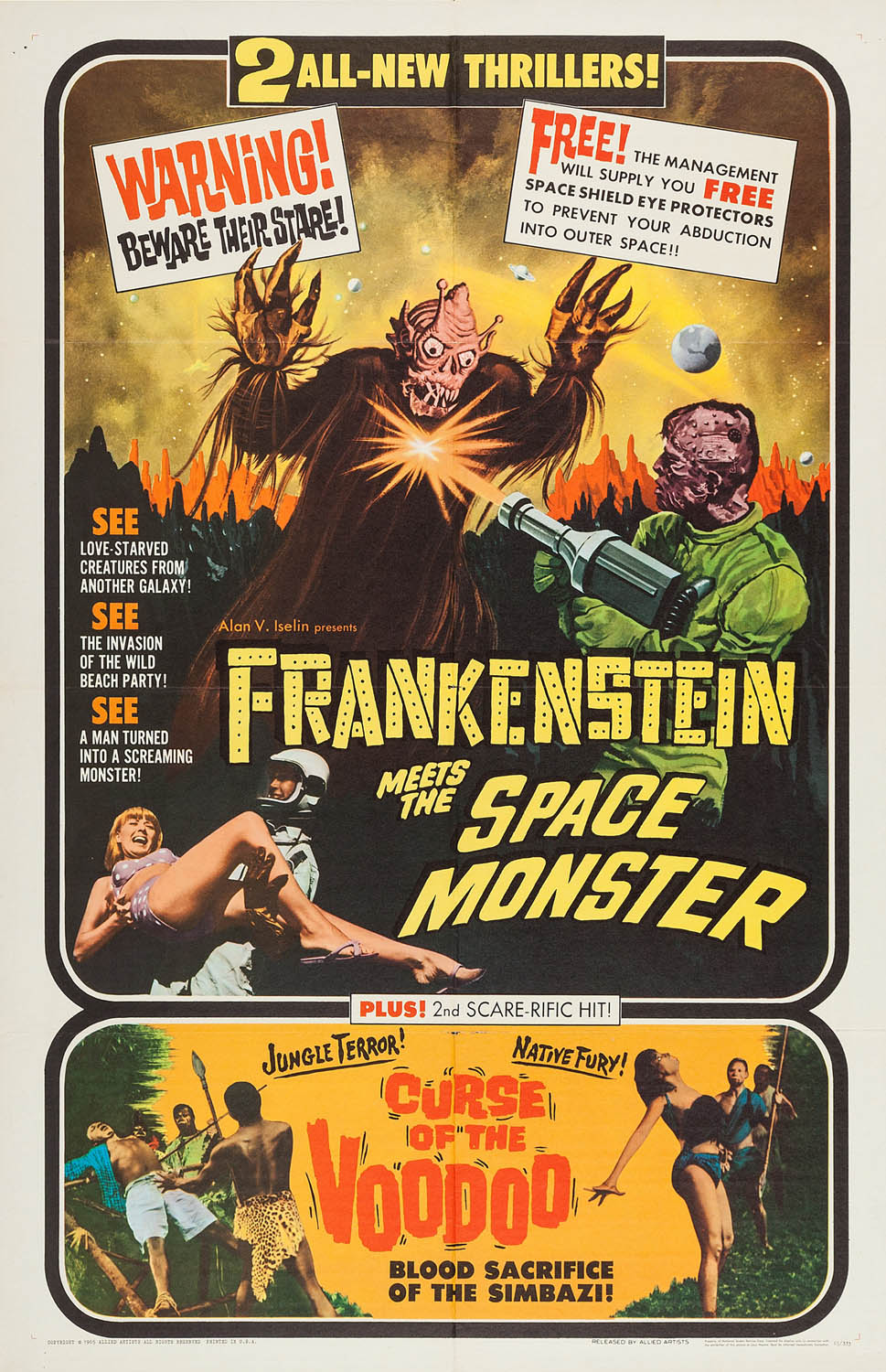 FRANKENSTEIN MEETS THE SPACE MONSTER